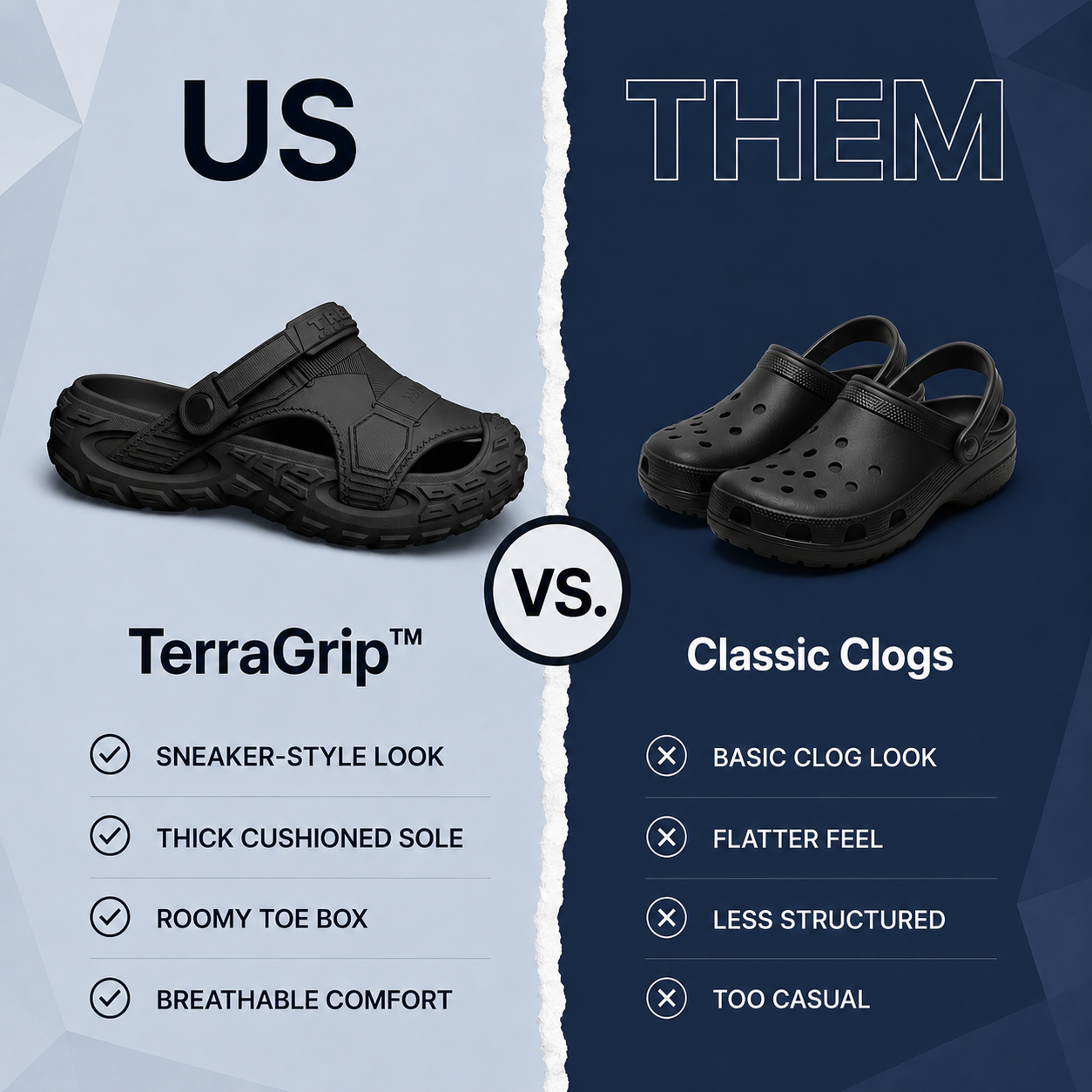 Sootheez Men’s TerraGrip™ All-Terrain Comfort Sandals