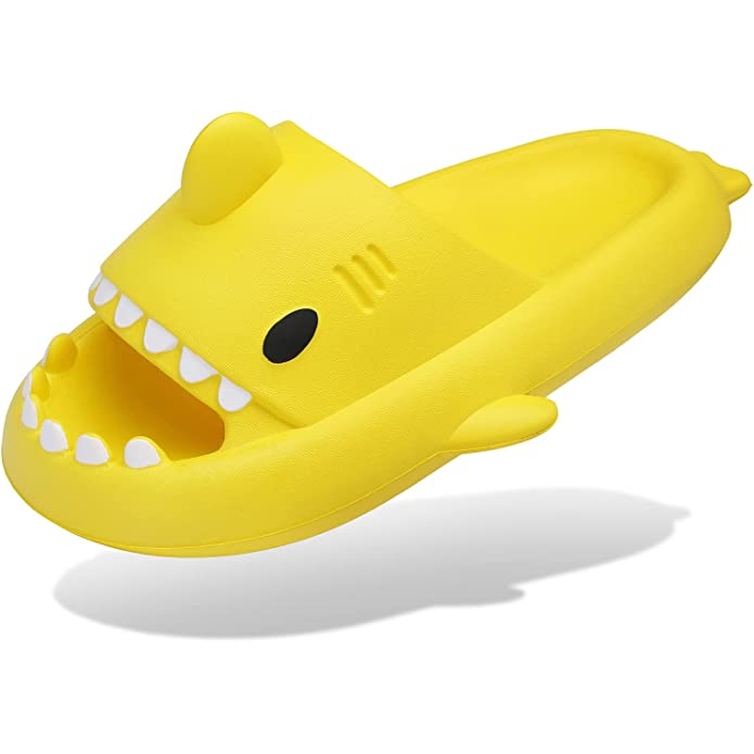 Premium Sharkeez Slides Yellow / US Women 5.5-6.5 | Men 4-5